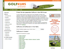 Tablet Screenshot of golfkurs-anbieter.de